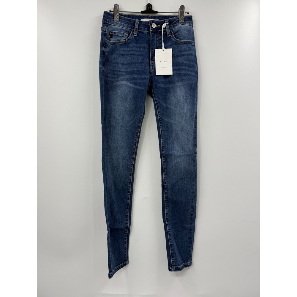 KanCan Womens Medium‎ Wash Skinny Jeans KC11214CHD Blue Stretch Denim Size 5 26